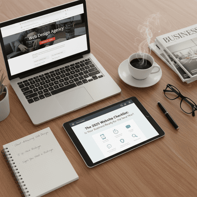 The 2025 Website Checklist cover