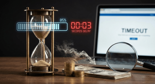 cover for this blog post: The Hidden Cost of a Slow Website