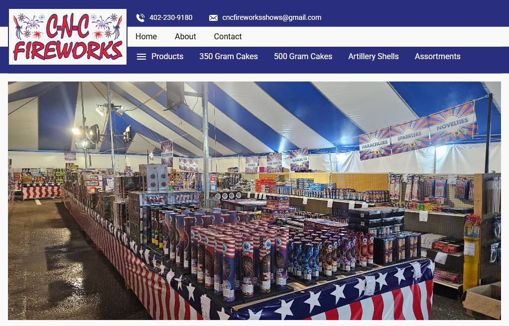 C-N-C Fireworks Homepage